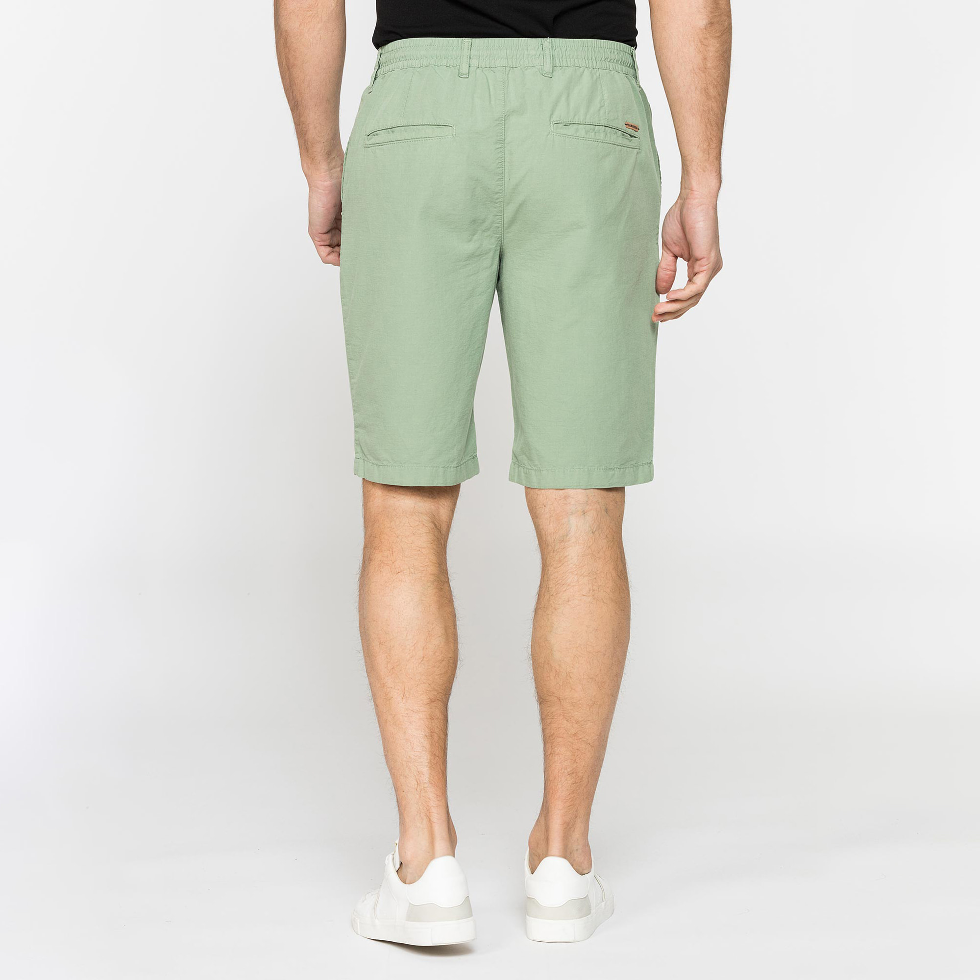 BERMUDA IN RIPSTOP LEGGERO CON ELASTICO E COULISSE