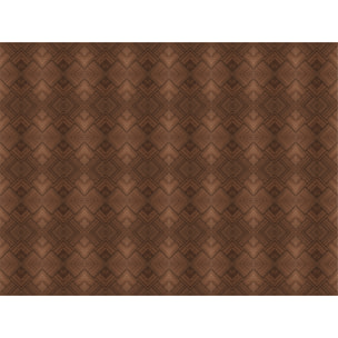 Rouleau revêtement adhésif vinyle au mètre - Sticker mural tête de lit - BOIS BRUN ART DÉCO