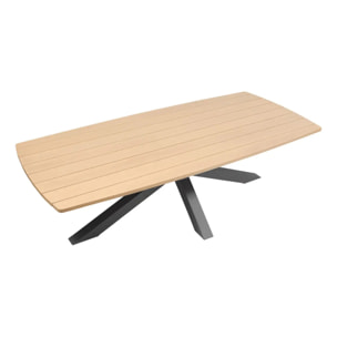 Table de jardin 10 places Oraclion marron