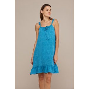 Abitino mare donna viscosa blue macu Noidinotte