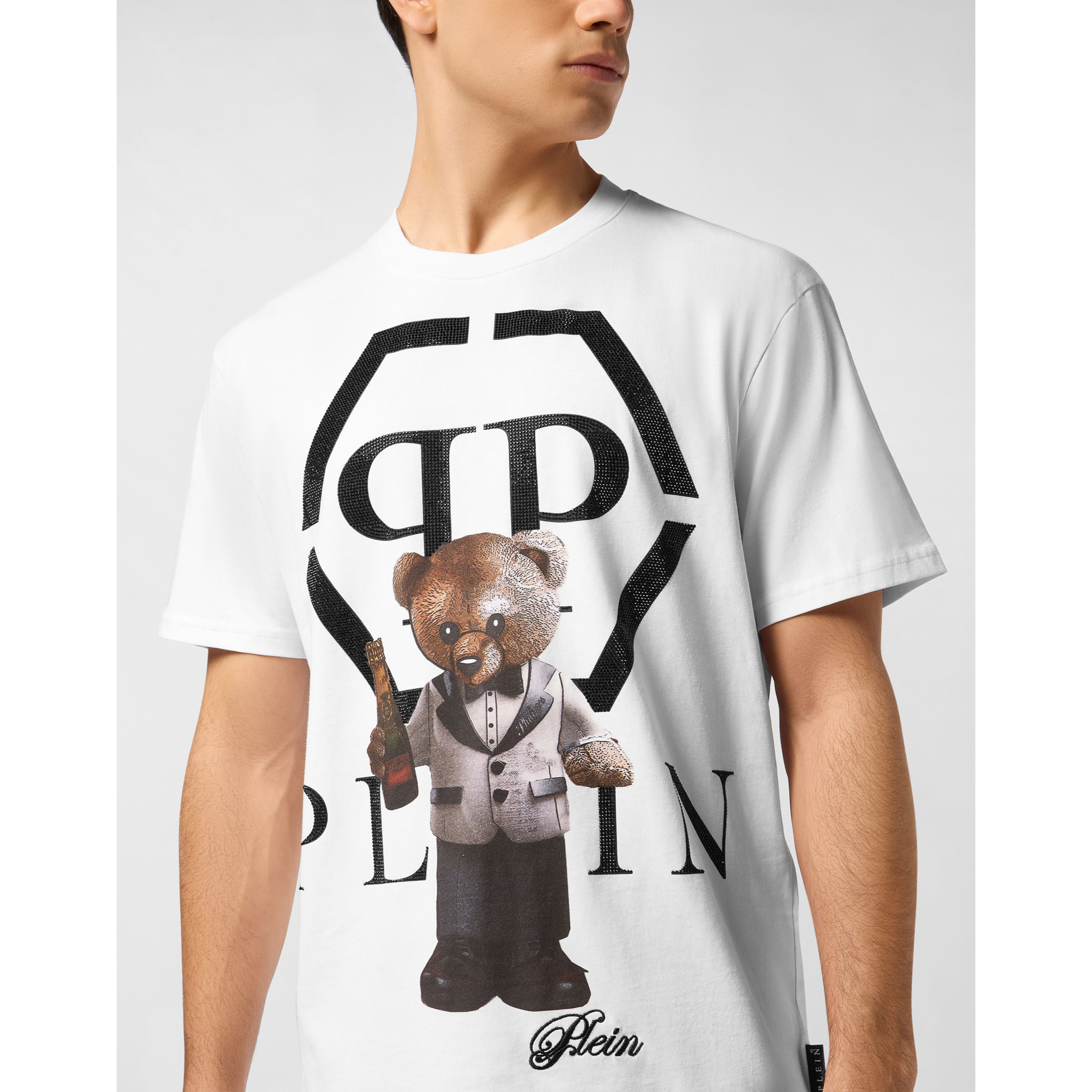 PHILIPP PLEIN Camiseta Cuello Redondo Ss TEDDY