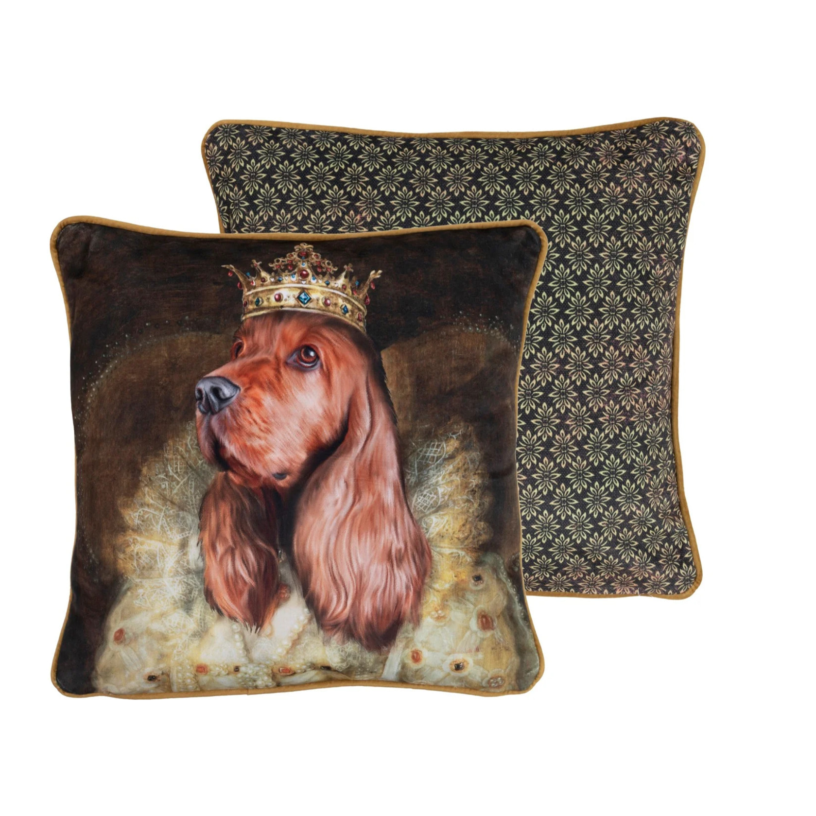 Cojin Velvet Cocker Geometrico 45x13x45 Cm