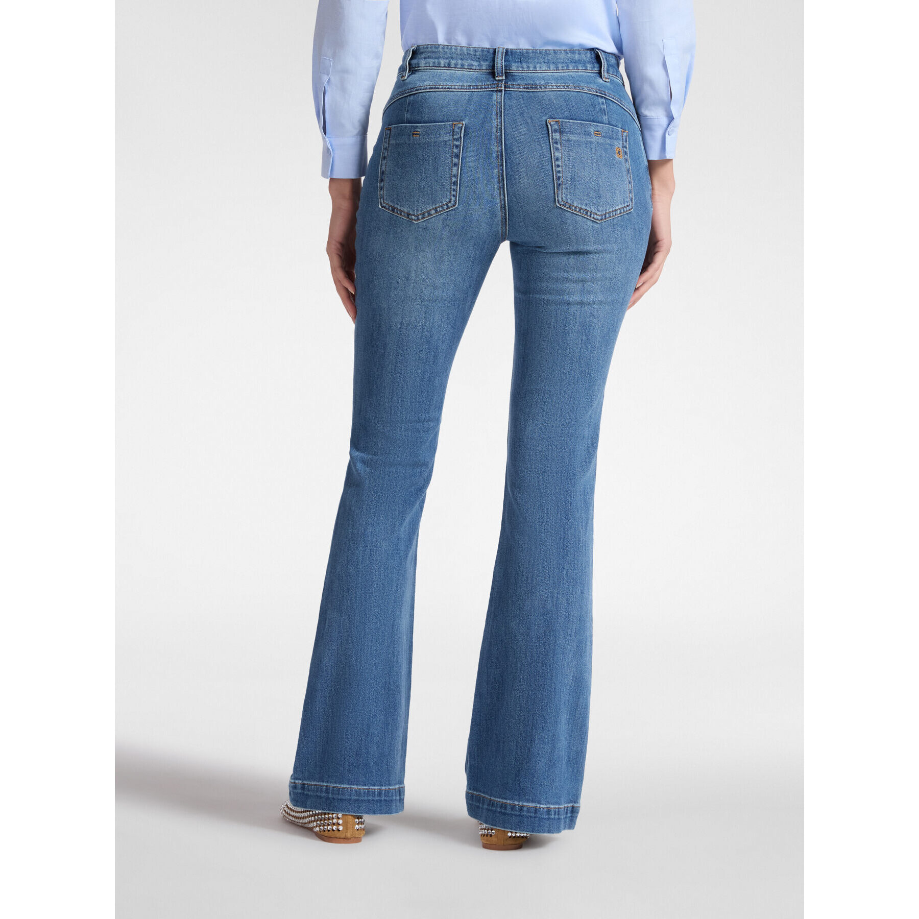 Elena Mirò - Jeans flare - Blu