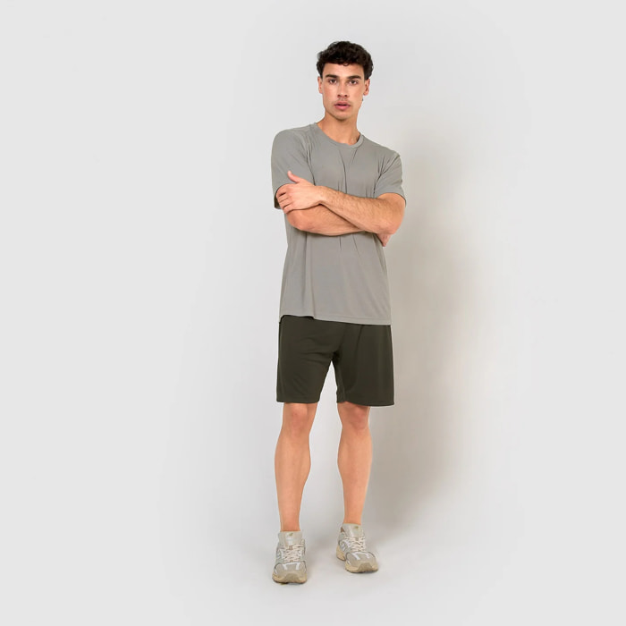 Pantalón corto deportivo técnico hombre liso