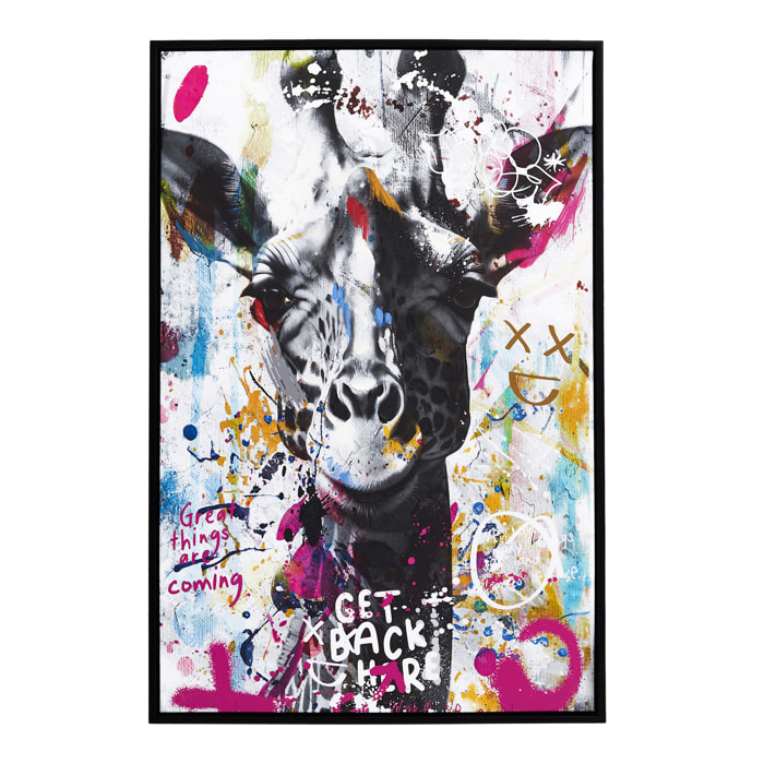 Tableau Girafe Colore 60x90cm