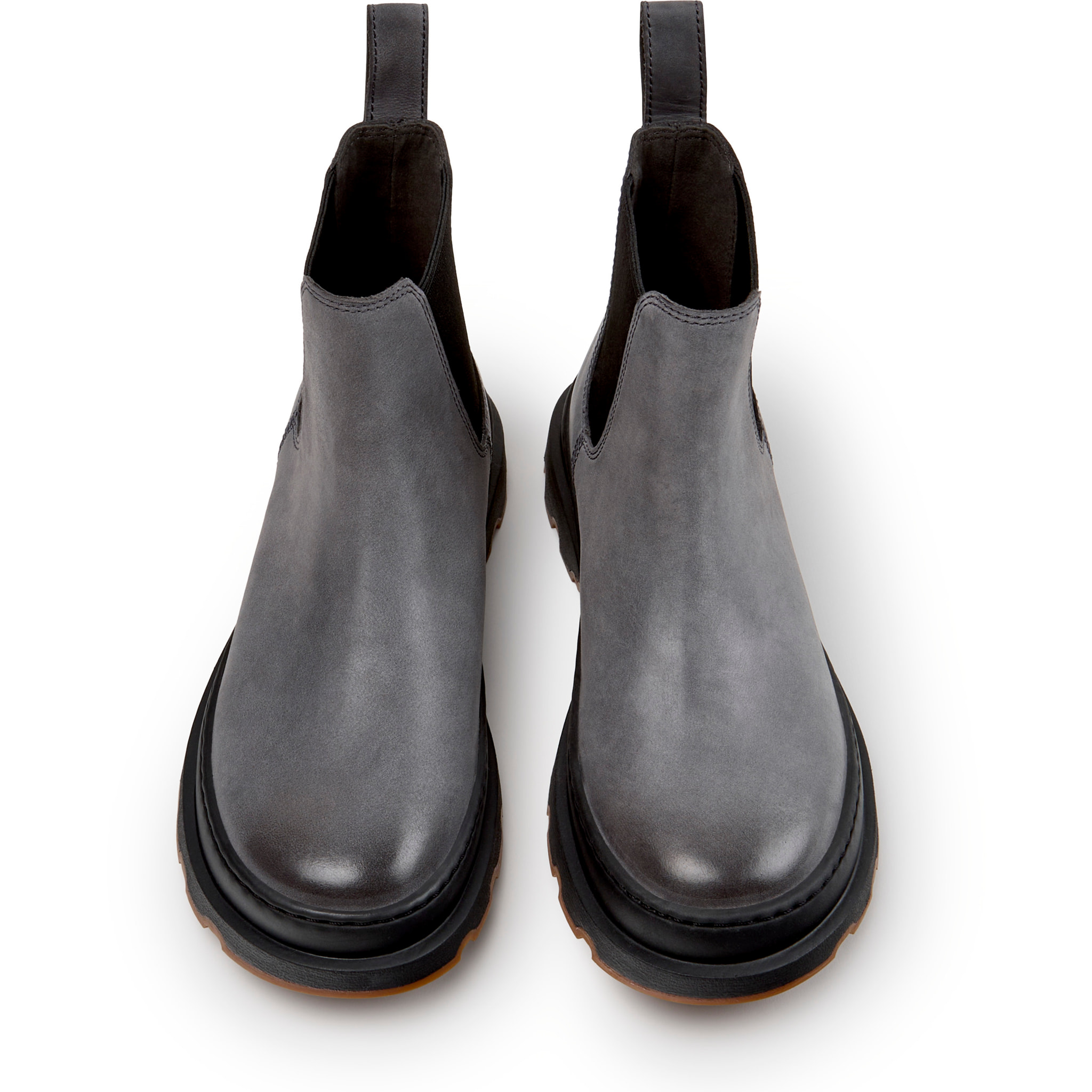 Botines - CAMPER Brutus+ - Gris - Piel lisa