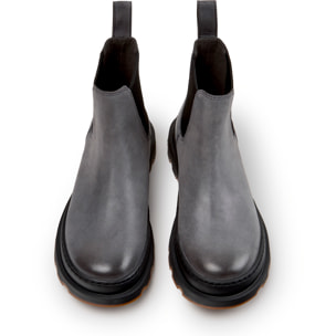 Botines - CAMPER Brutus+ - Gris - Piel lisa