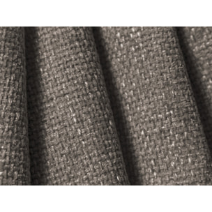 Canapé convertible avec coffre de rangement "Matera" 3 places en chenille gris