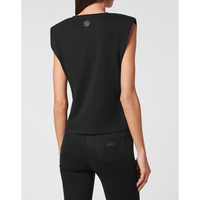 PHILIPP PLEIN Maglietta a girocollo SKULL