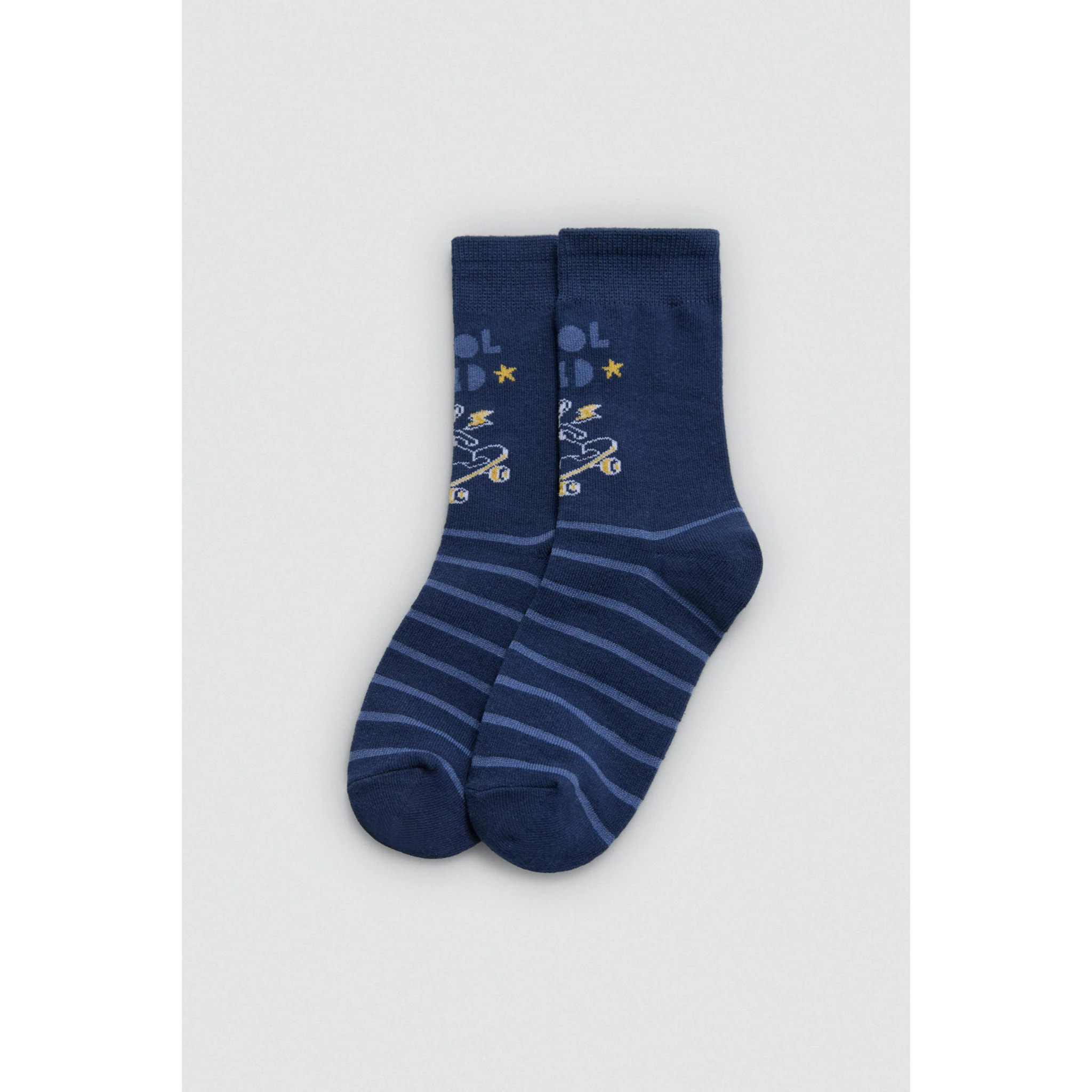 Confezione da 4 calzini per bambini con stampa skate