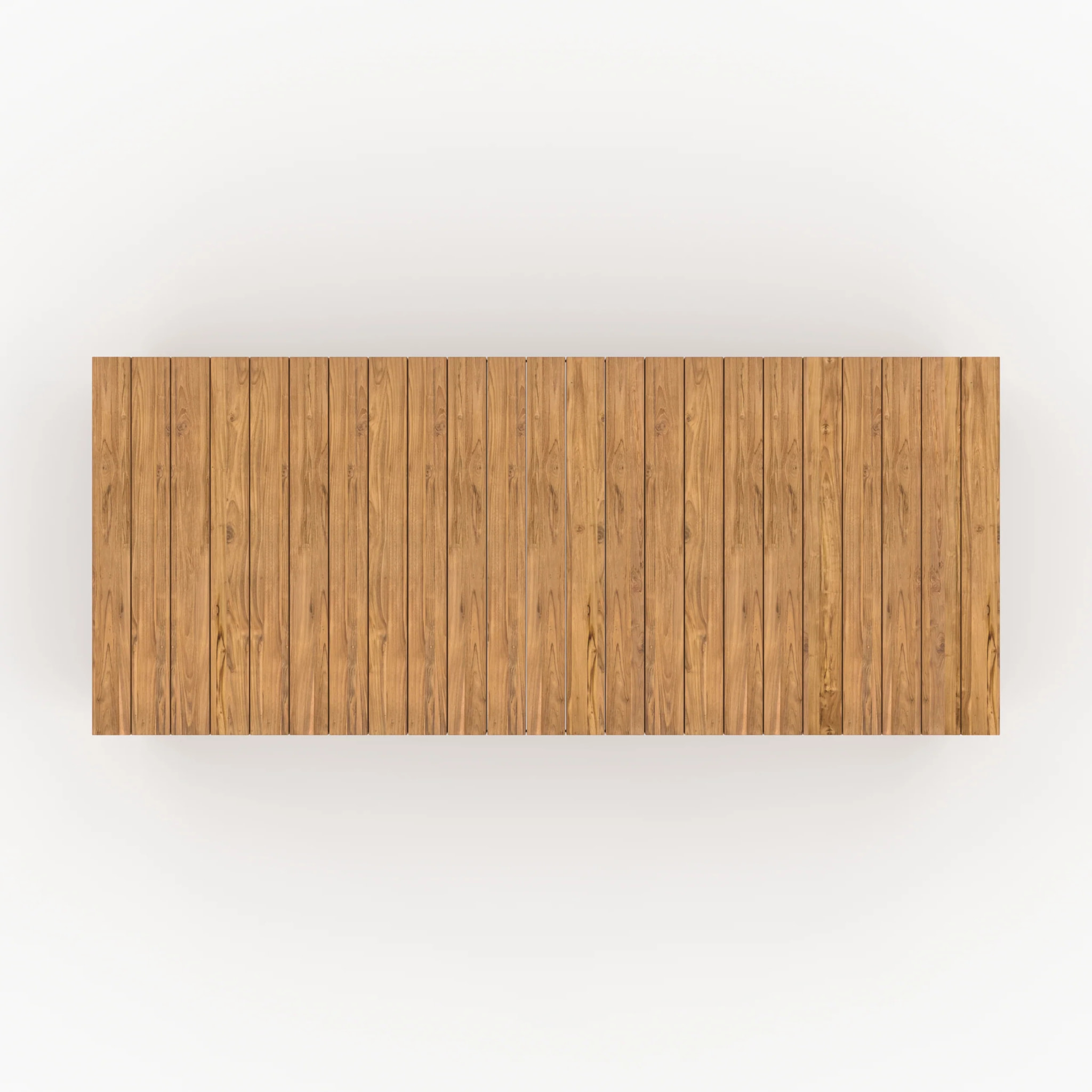 Table de jardin rectangulaire en bois de teck recyclé 10 personnes - Zia