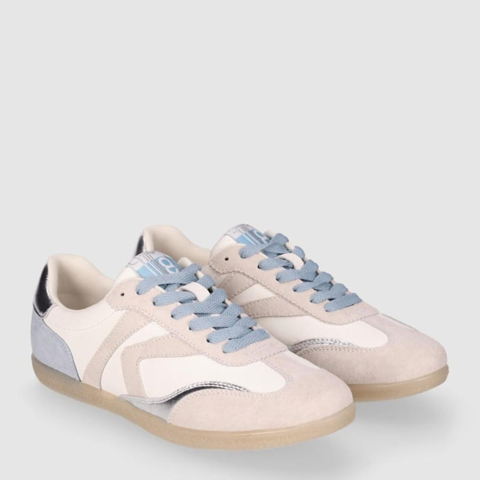 Deportivos de Piel - Jeans - Tacón: 1 cm