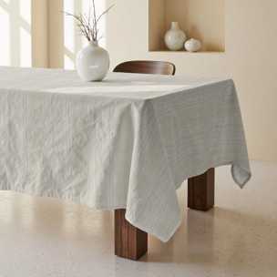 Nappe anti-taches 100 % coton Lesa 125 Beige