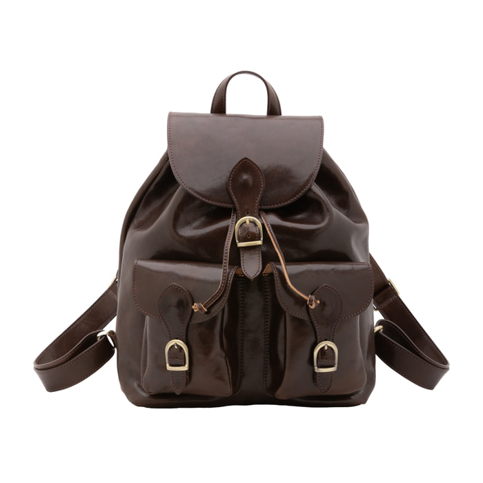 Borsa a spalla  da donna In Vera pelle Made in Italy 37x30x13 cm