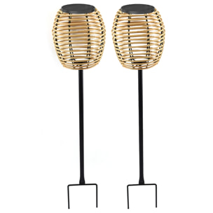 2 Balise solaire à piquer BAVINA H72CM