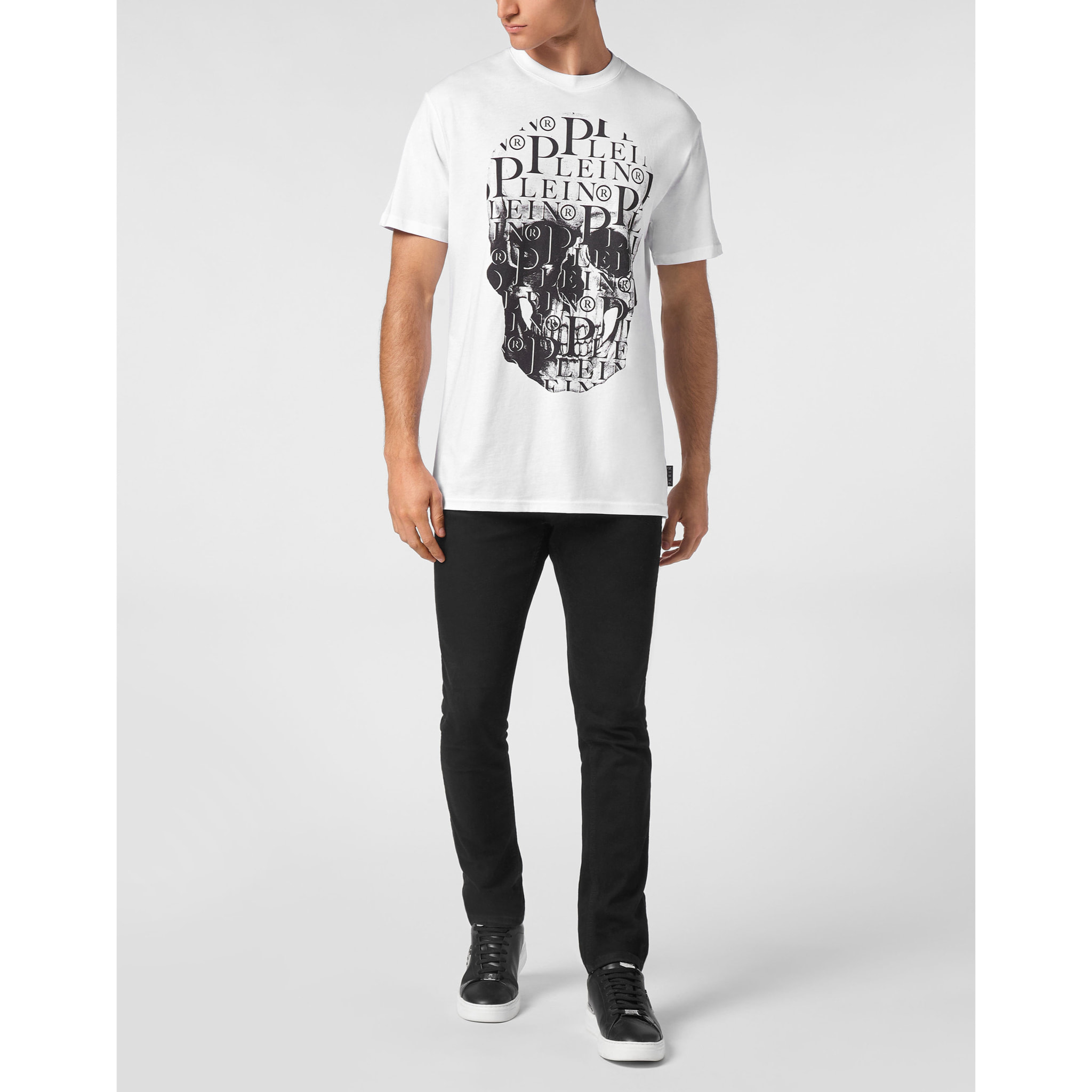 PHILIPP PLEIN Maglietta a girocollo SKULL