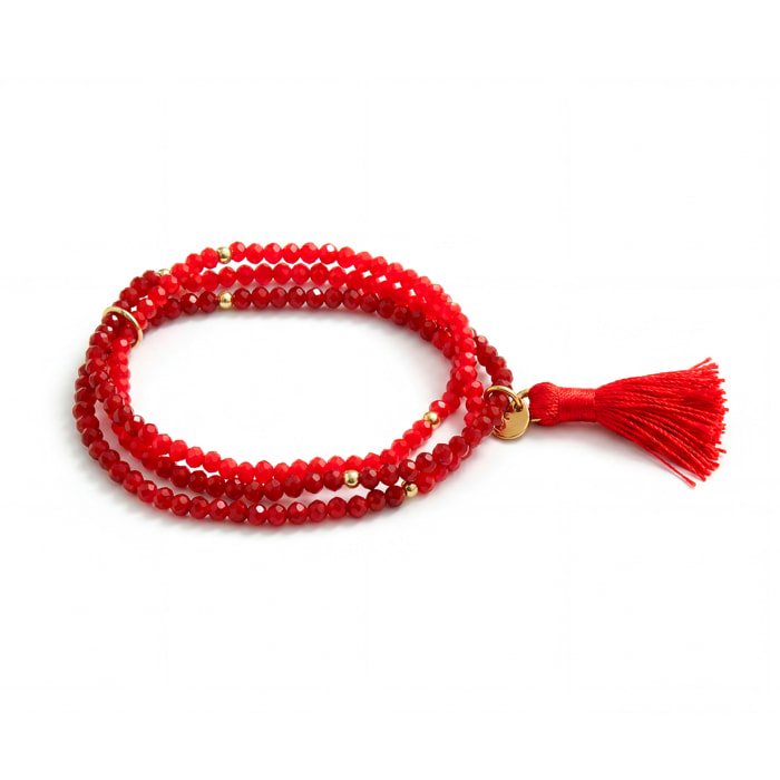 Pulsera Hamdora acabado oro amarillo 18k