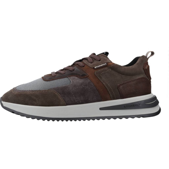 Sneakers de  Hombre de la marca STONEFLY  modelo FLY 2 VELOUR/GOAT/TEXTILE Brown