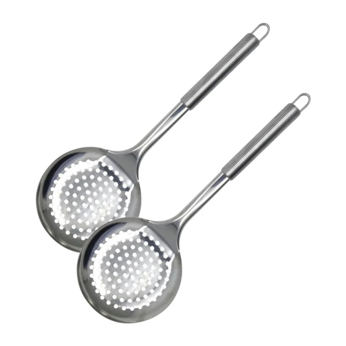 Ensemble de 2 Ecumoires Fackelmann 32 cm en inox Elemental