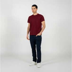 T-shirt jersey di cotone bio washed regular fit