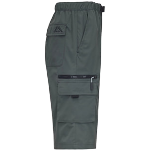 Kappa - Pantaloni Corti Uomo Verde - Logo Icargos