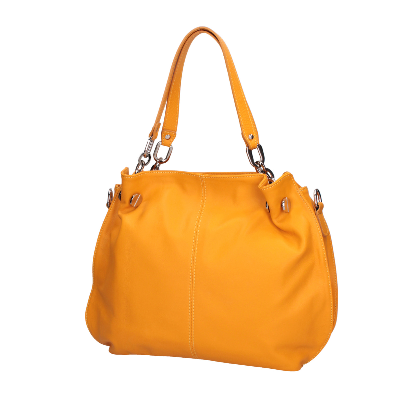 Borsa a mano da donna Made in Italy - Modello Ereba - 100% pelle - 38.0 x 30.0 x 12.0 cm