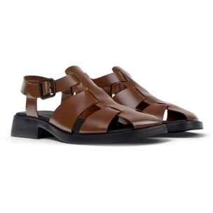 Sandalias - CAMPER Dana - Marron - Cuero liso