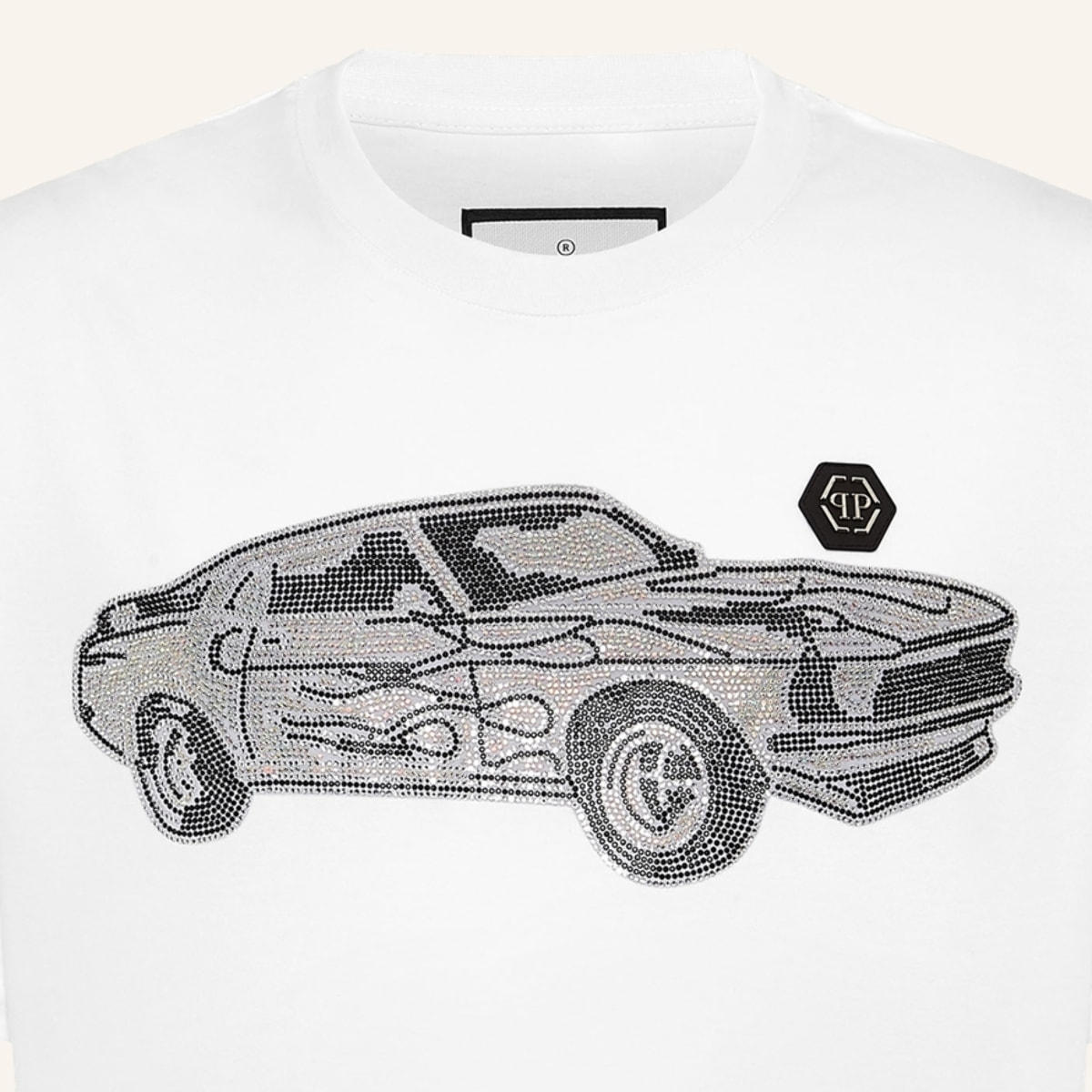 PHILIPP PLEIN T-Shirt Round Neck RACING