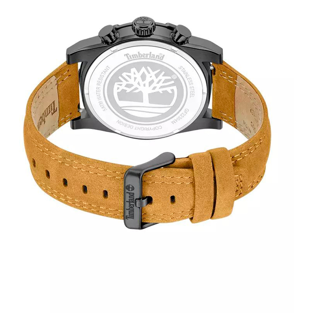 Reloj Timberland TDWGF2230406M Hombre Analogico Cuarzo con Correa de Cuero