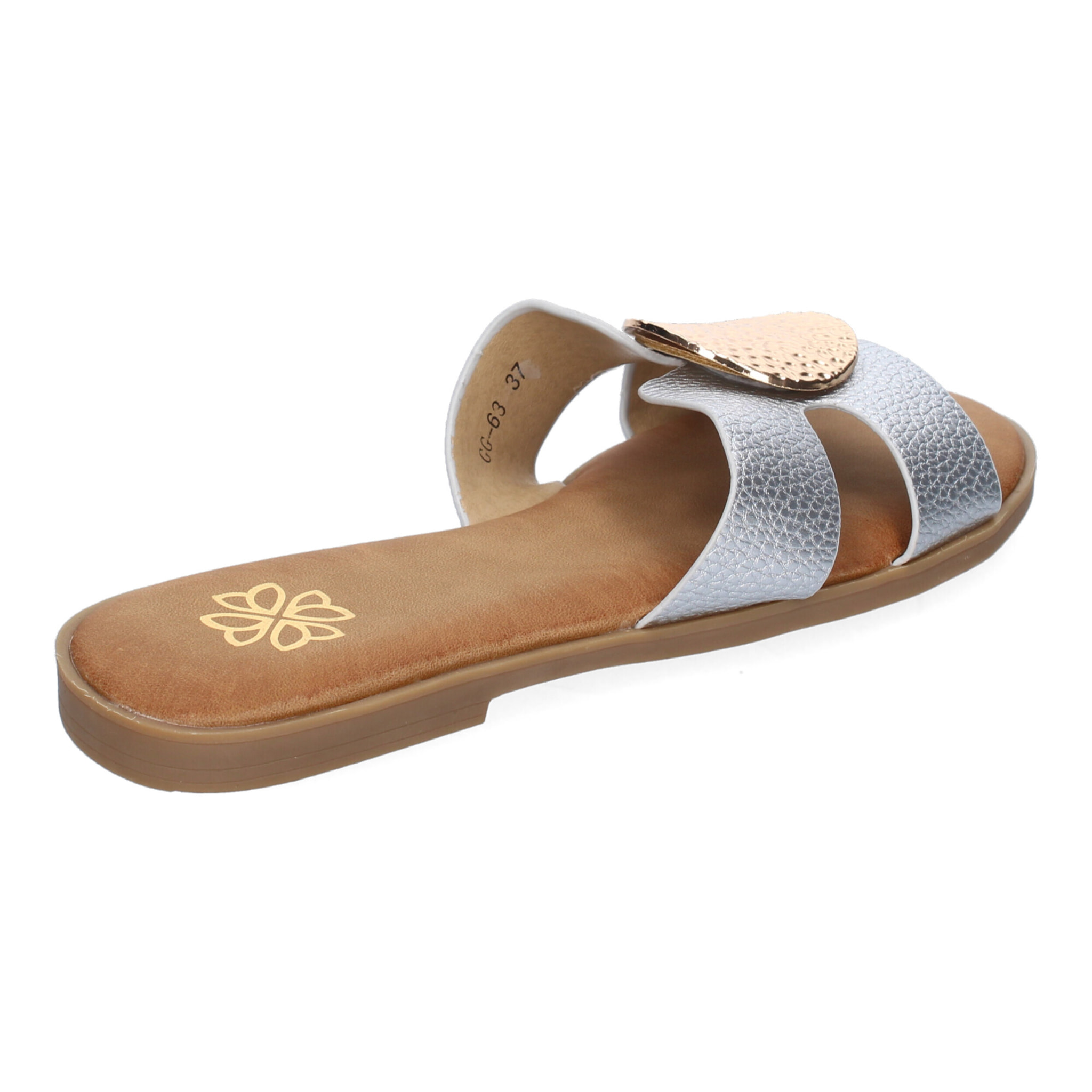 Sandalia Planas de Mujer, Comodas y Elegantes con Diseño Moderno con Adorno en la Pala