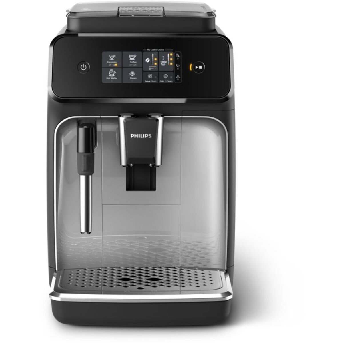 Expresso Broyeur PHILIPS EP2224/90 Noir Gris Perle série 2200 SilentBrew