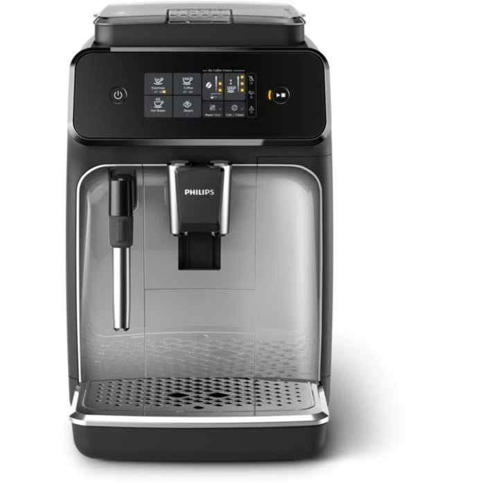 Expresso Broyeur PHILIPS EP2224/90 Noir Gris Perle série 2200 SilentBrew