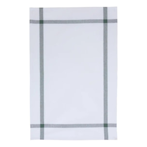 Torchons Tropical 45x70cm vert 2 pièces