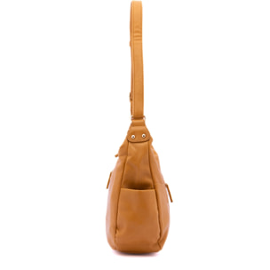 Borsa a spalla da donna - Modello False - Ecopelle - 30.0 x 21.0 x 11.0 cm