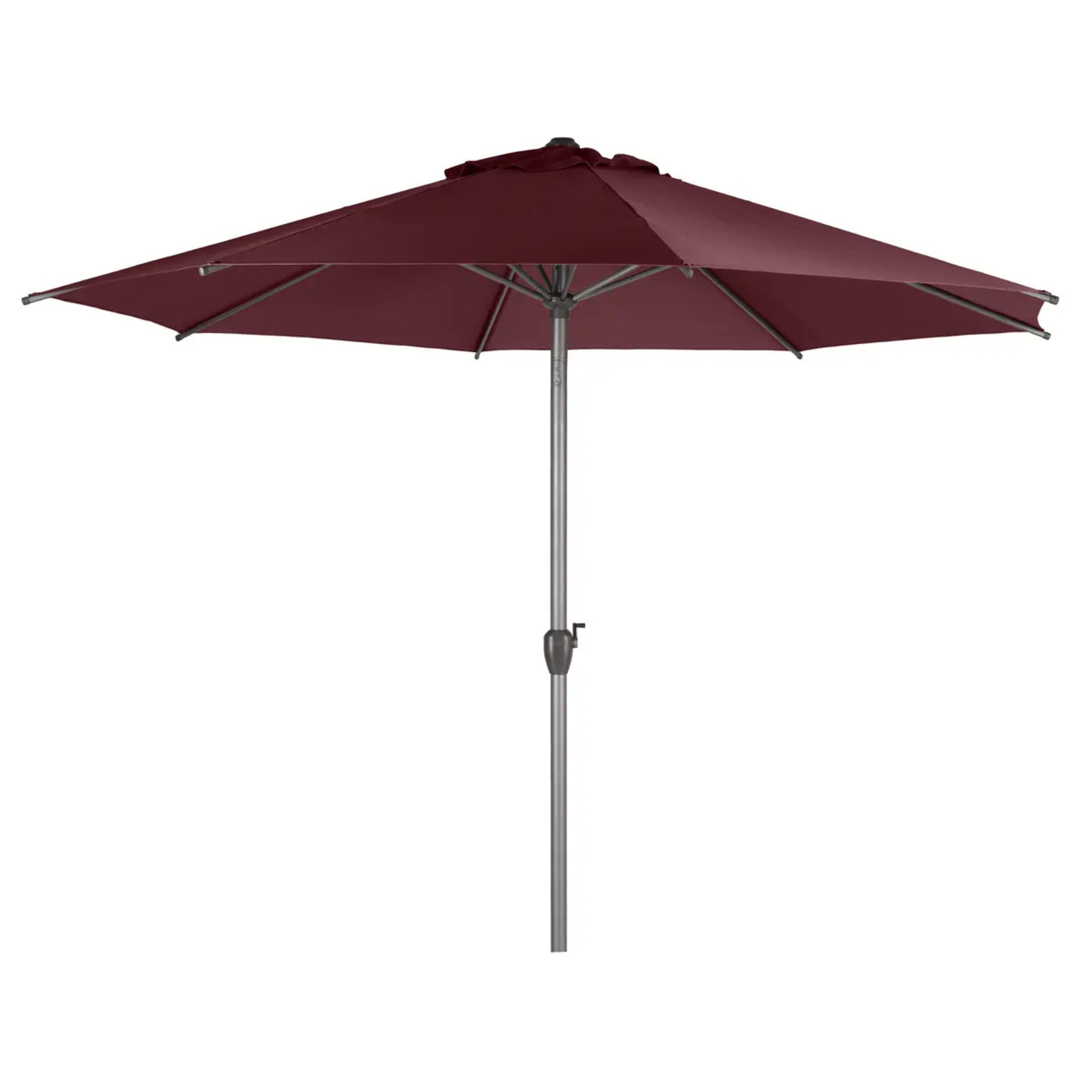 Parasol droit rond Loompa Bordeaux