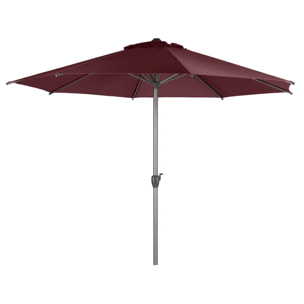 Parasol droit rond Loompa Bordeaux