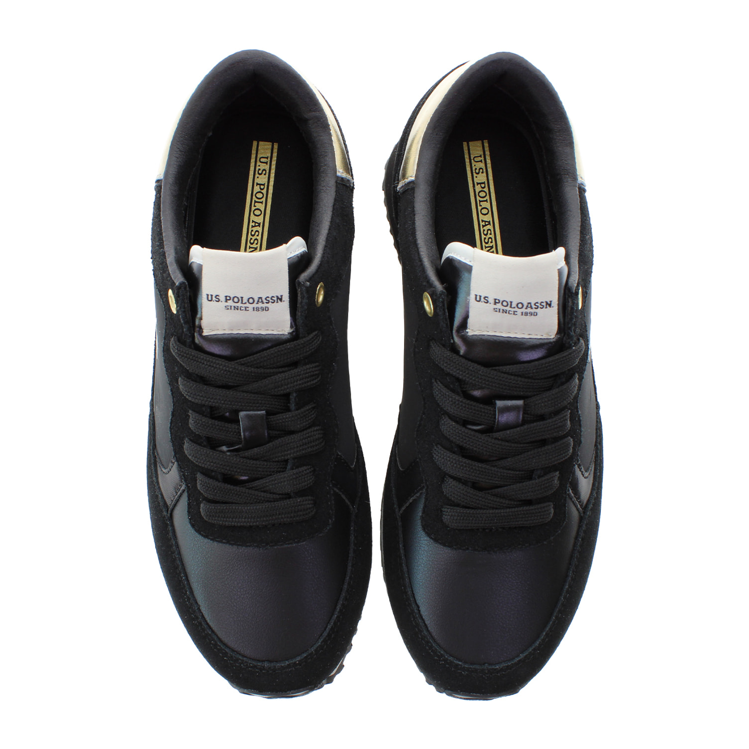 U.S. Polo Assn. - Sneakers SACHA005WDSN2 in camoscio per donna