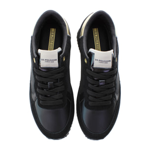 U.S. Polo Assn. - Sneakers SACHA005WDSN2 in camoscio per donna