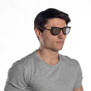 Gafas de sol OCEAN FLORENCIA - Marrón transparente por fuera con espejo rosa por dentro y patillas doradas
