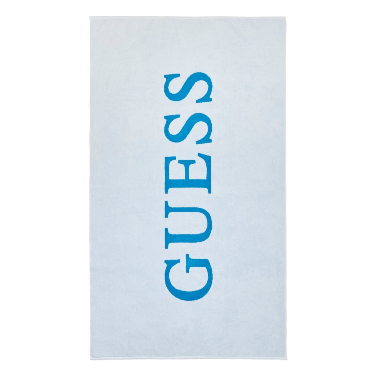 Serviette de plage - 100% coton - bleu pâle - 180 x 100 cm