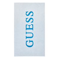 Serviette de plage - 100% coton - bleu pâle - 180 x 100 cm