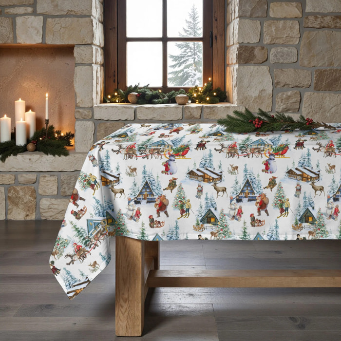 Nappe en résine Anti-tâches Christmas Landscape 1