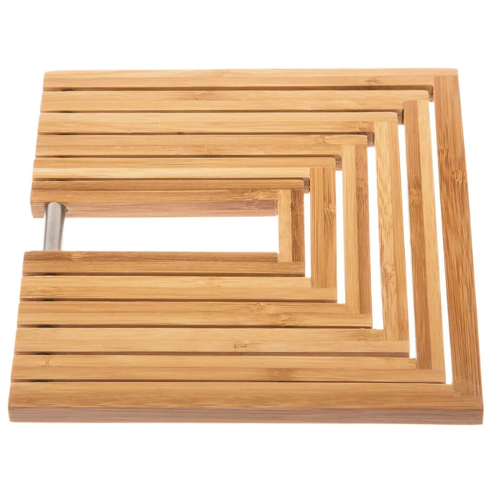 Dessous de plat extensible bambou