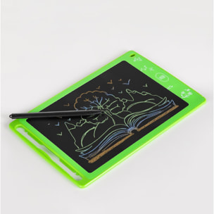 Tableta LCD portátil de dibujo y escritura con fondo multicolor de 8,5 pulgadas