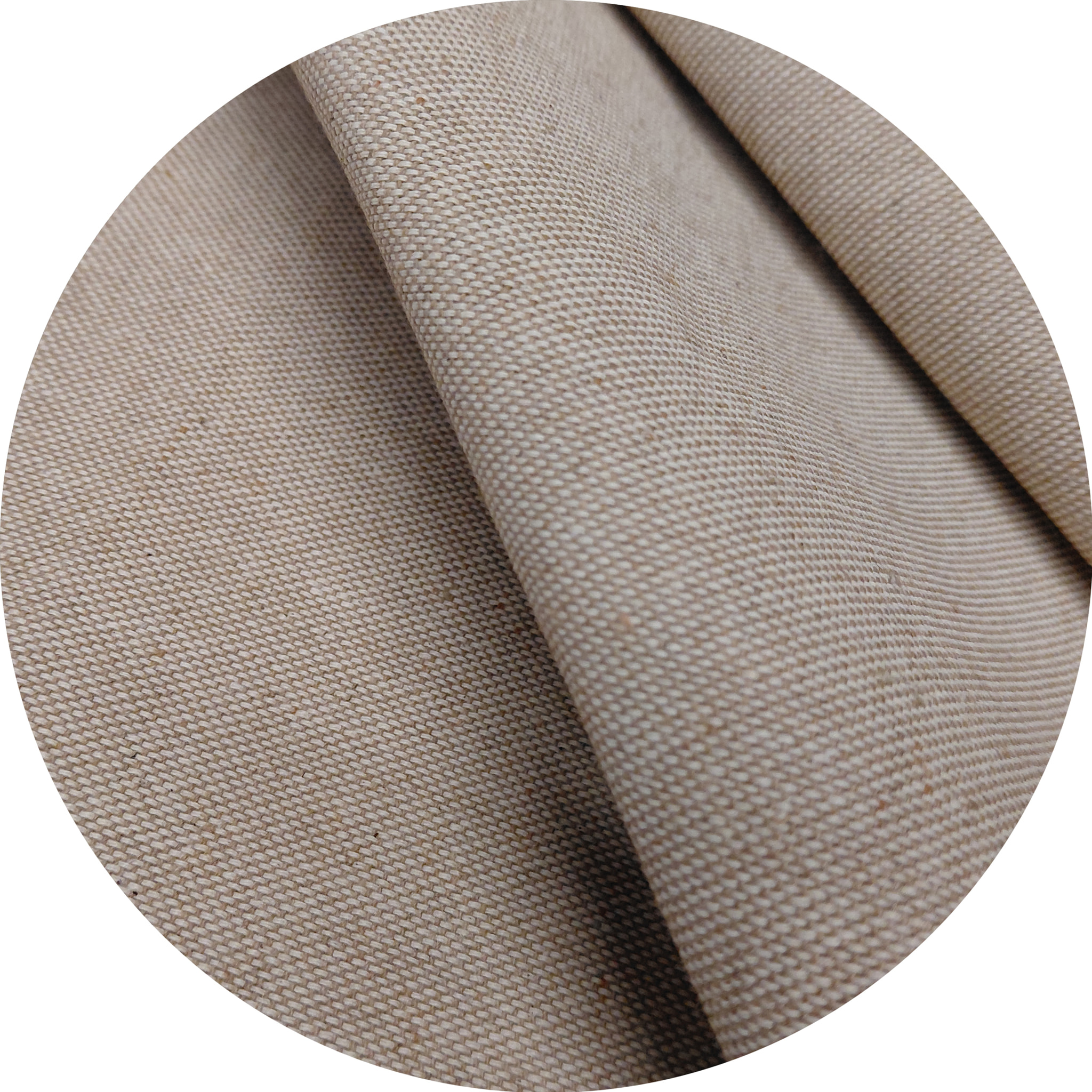 Copriletto copritutto tinto in filo tinta unita beige 100% cotone riciclato