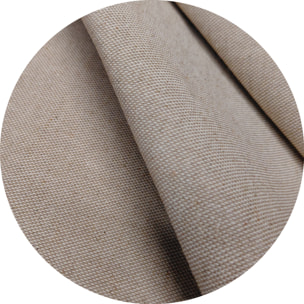 Copriletto copritutto tinto in filo tinta unita beige 100% cotone riciclato
