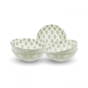 Lot de 6 assiettes creuses, SOLIMAN