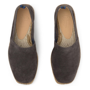 Alpargata plana Pablo estilo camping en serraje