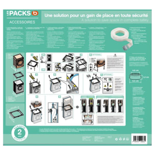 Kit de superposition ESSENTIELB UNIVERSEL + 4 patins