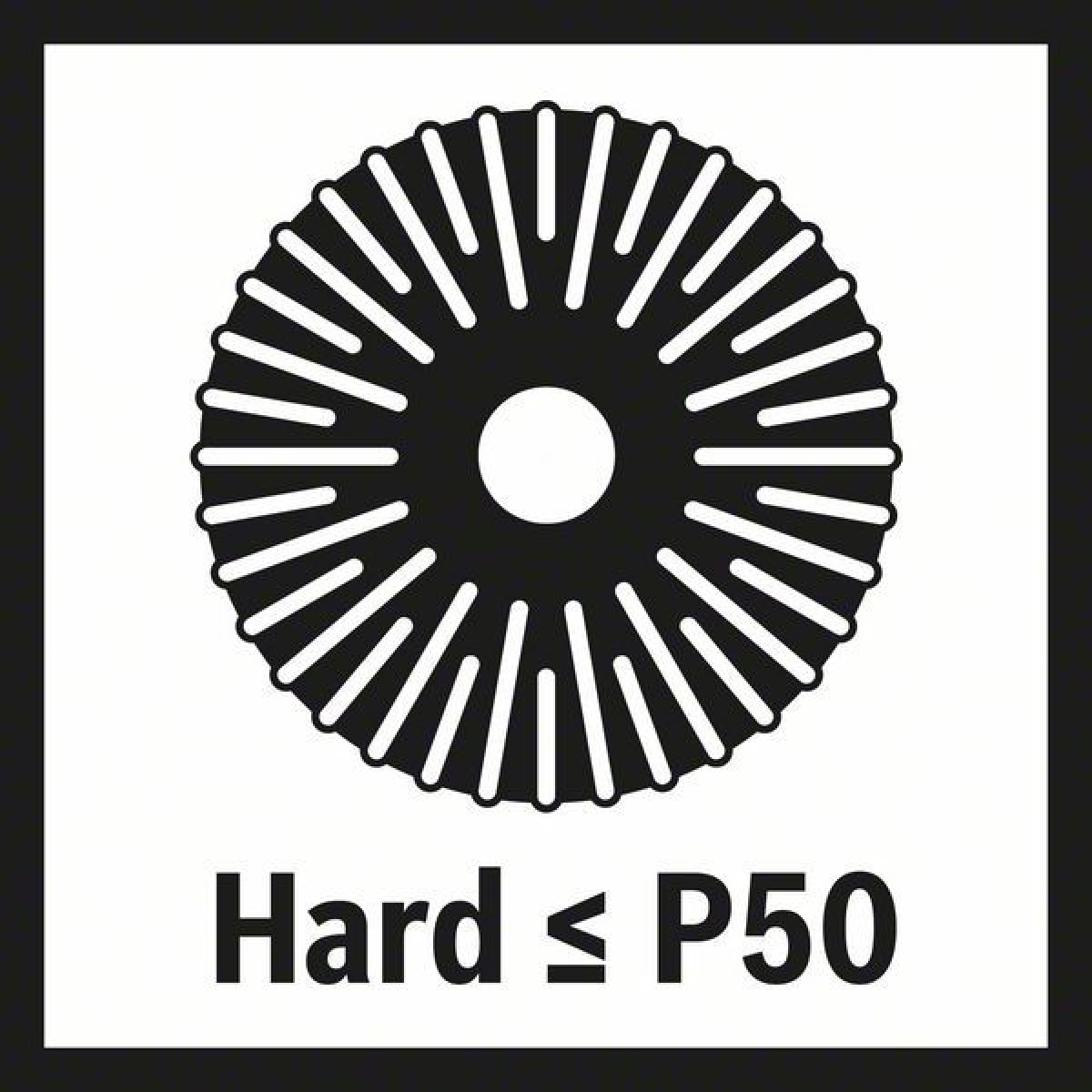 Plateau de meulage Dur M14 125mm BOSCH - 2608601784